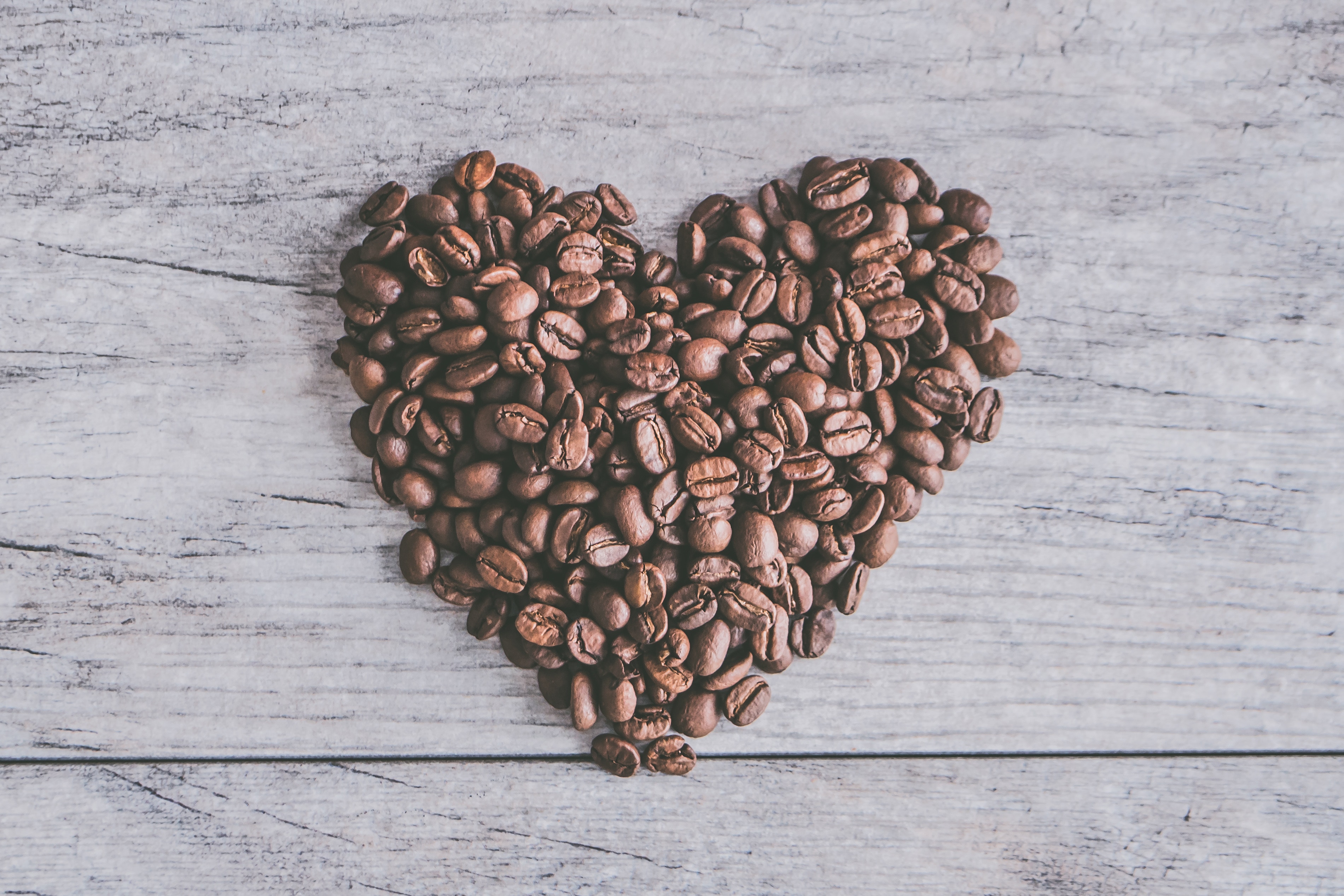 Kaffeebohnenherz Kaffee Schokolade