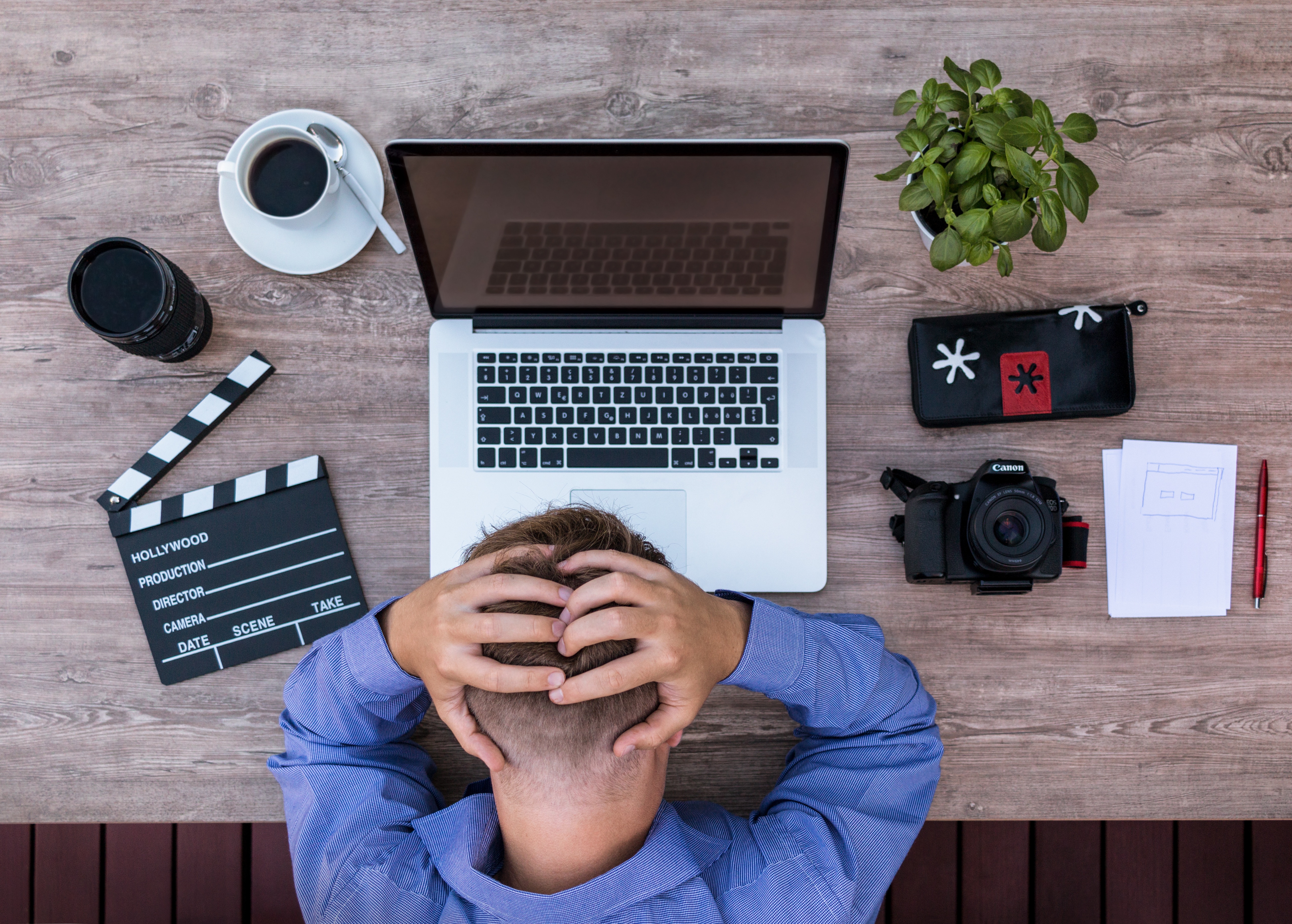 Migräne, Kopfschmerzen, Arbeit, Stress